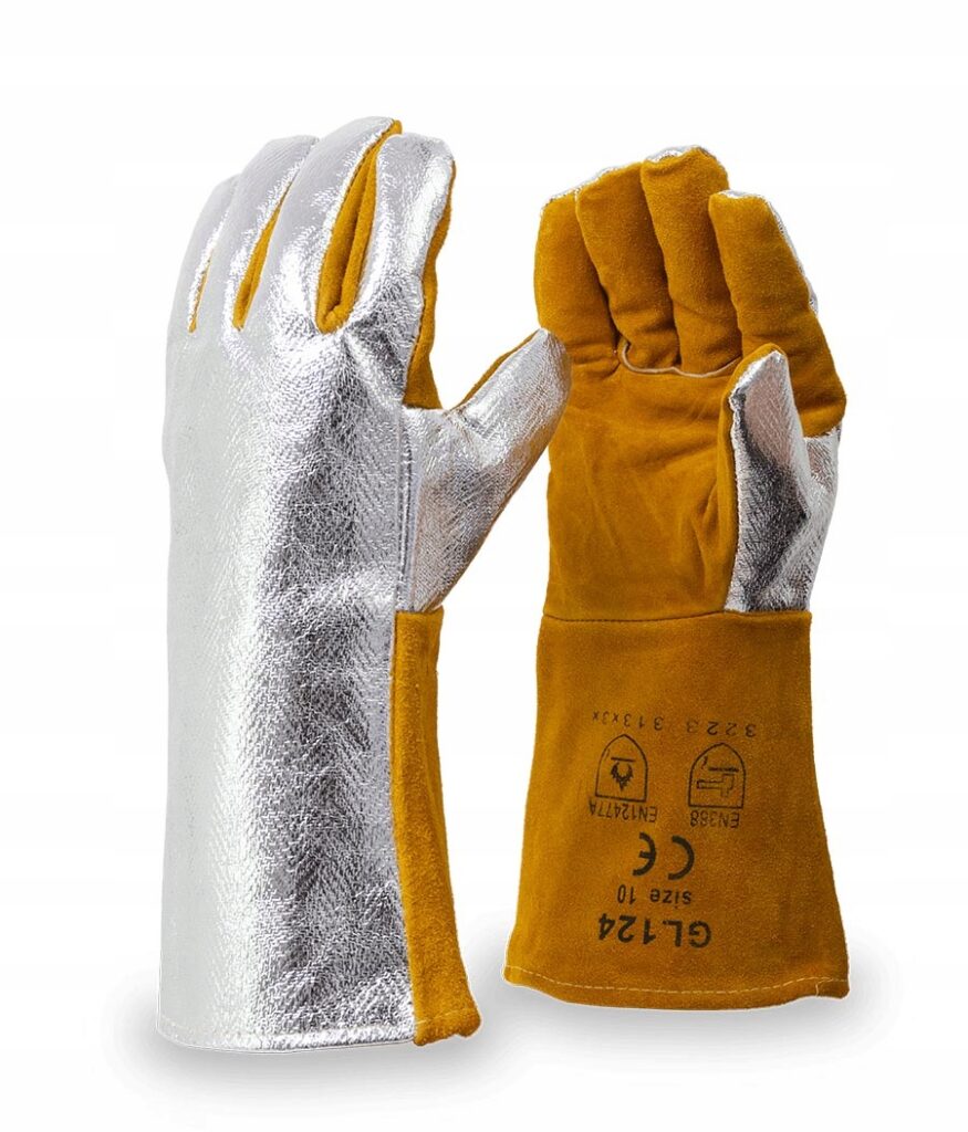 Rękawice aluminizowane rozmiar 10 Kevlar