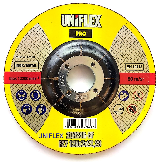MC Tarcza 27 125x7,0 UNIFLEX PRO