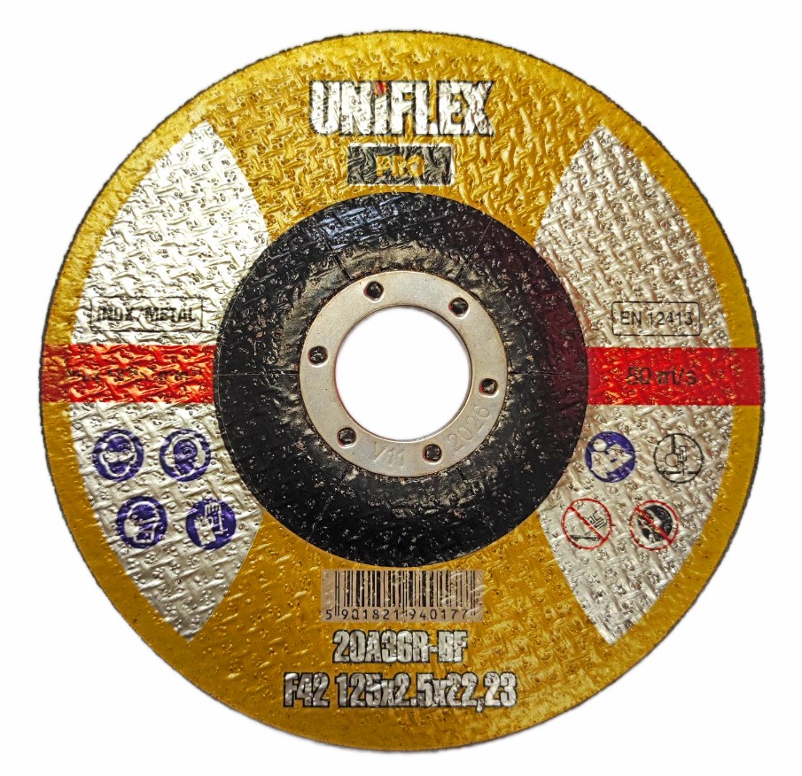 MC Tarcza 42 125x2,5 UNIFLEX METAL/INOX